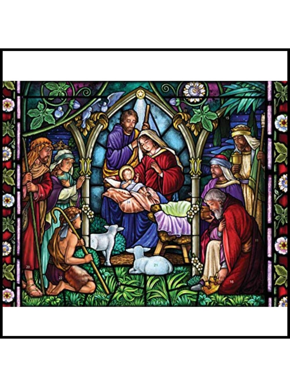 Paperboard Nativity Advent Calendar Christmas Countdown Bible Story 11x14